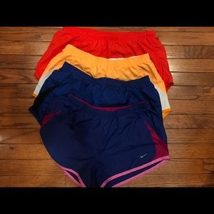 4 pairs of Nike athletic shorts
